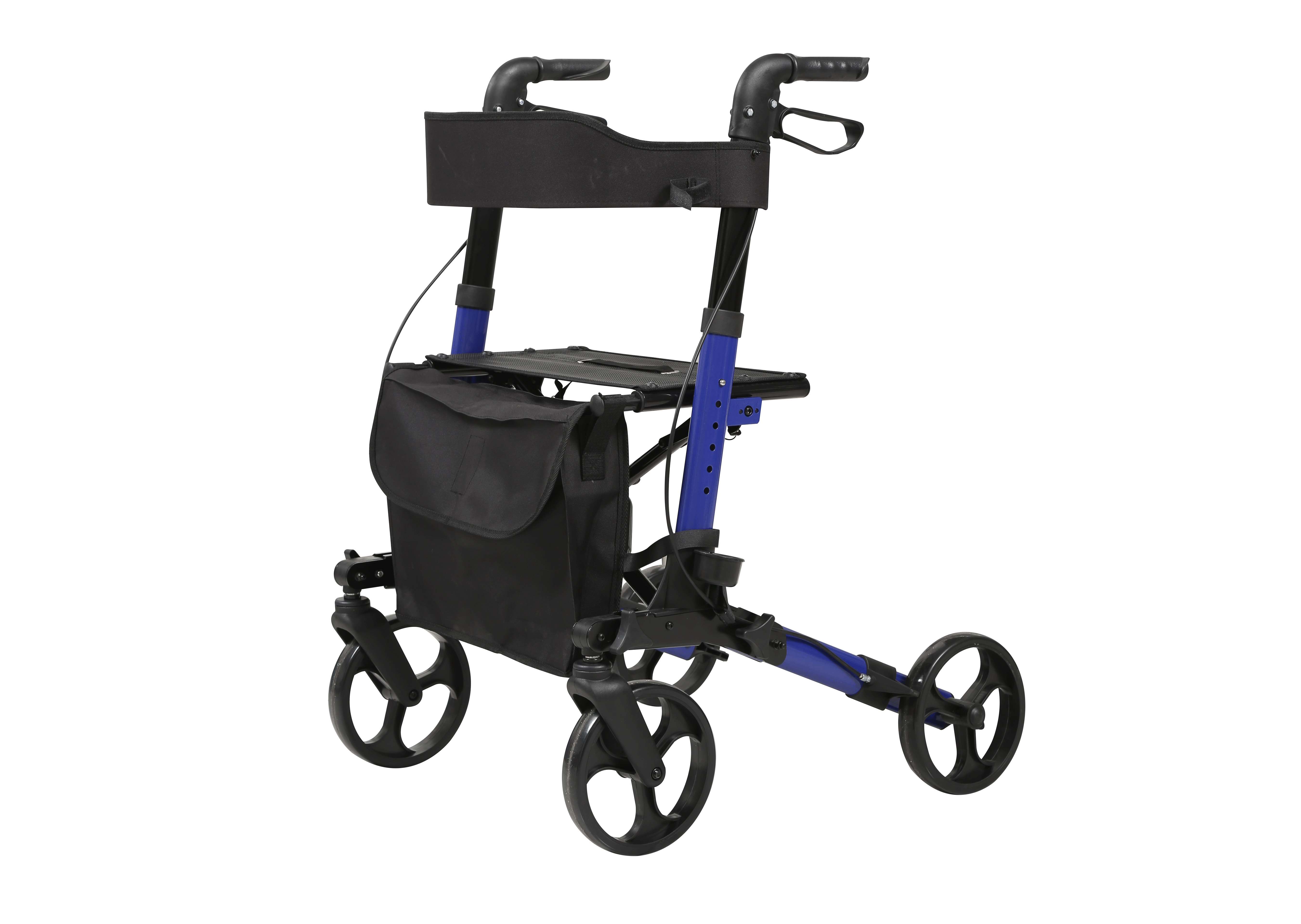 Disability rollator walkers for adults with elbow support