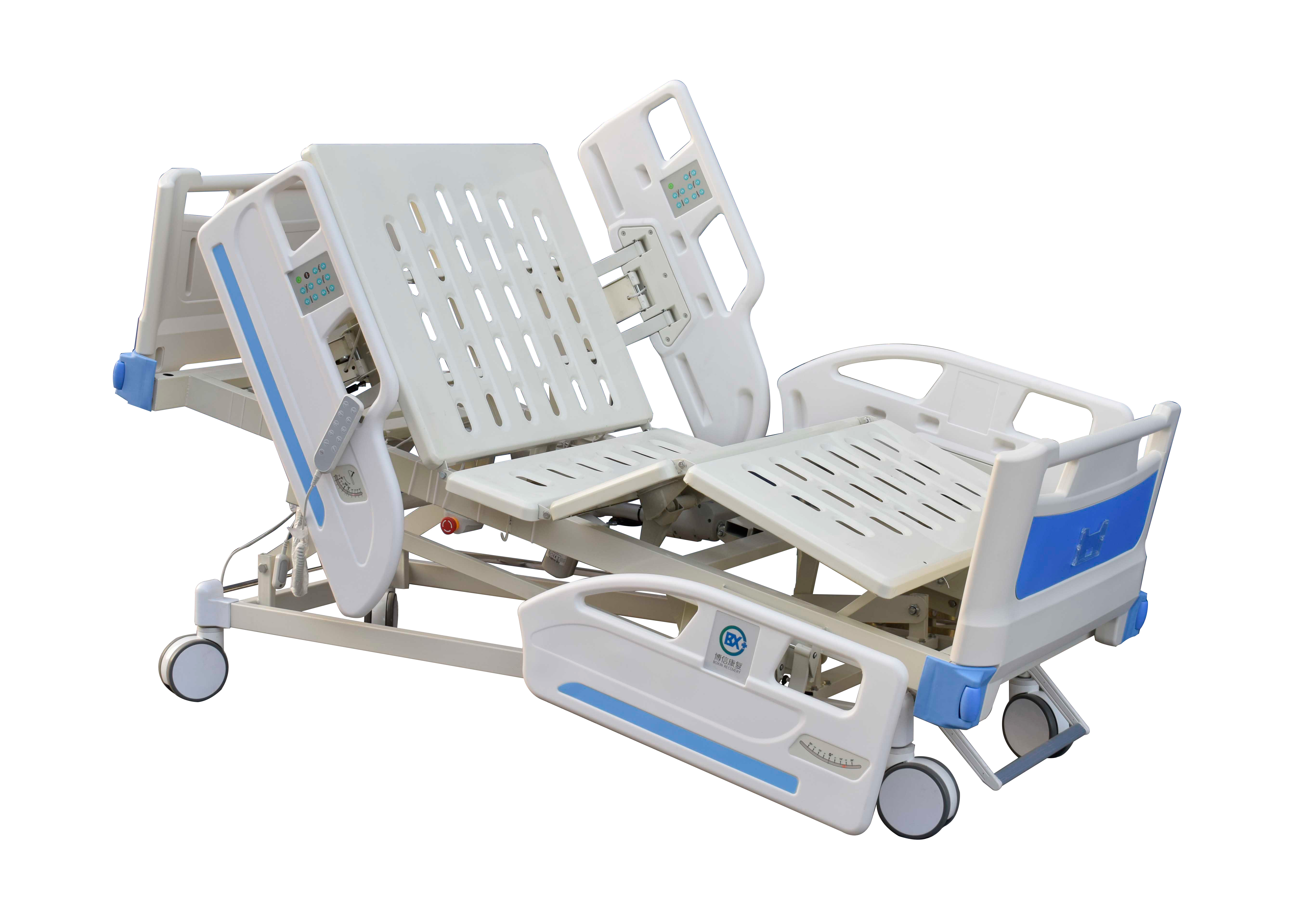 Customized five functions full electric hospital bed for sale