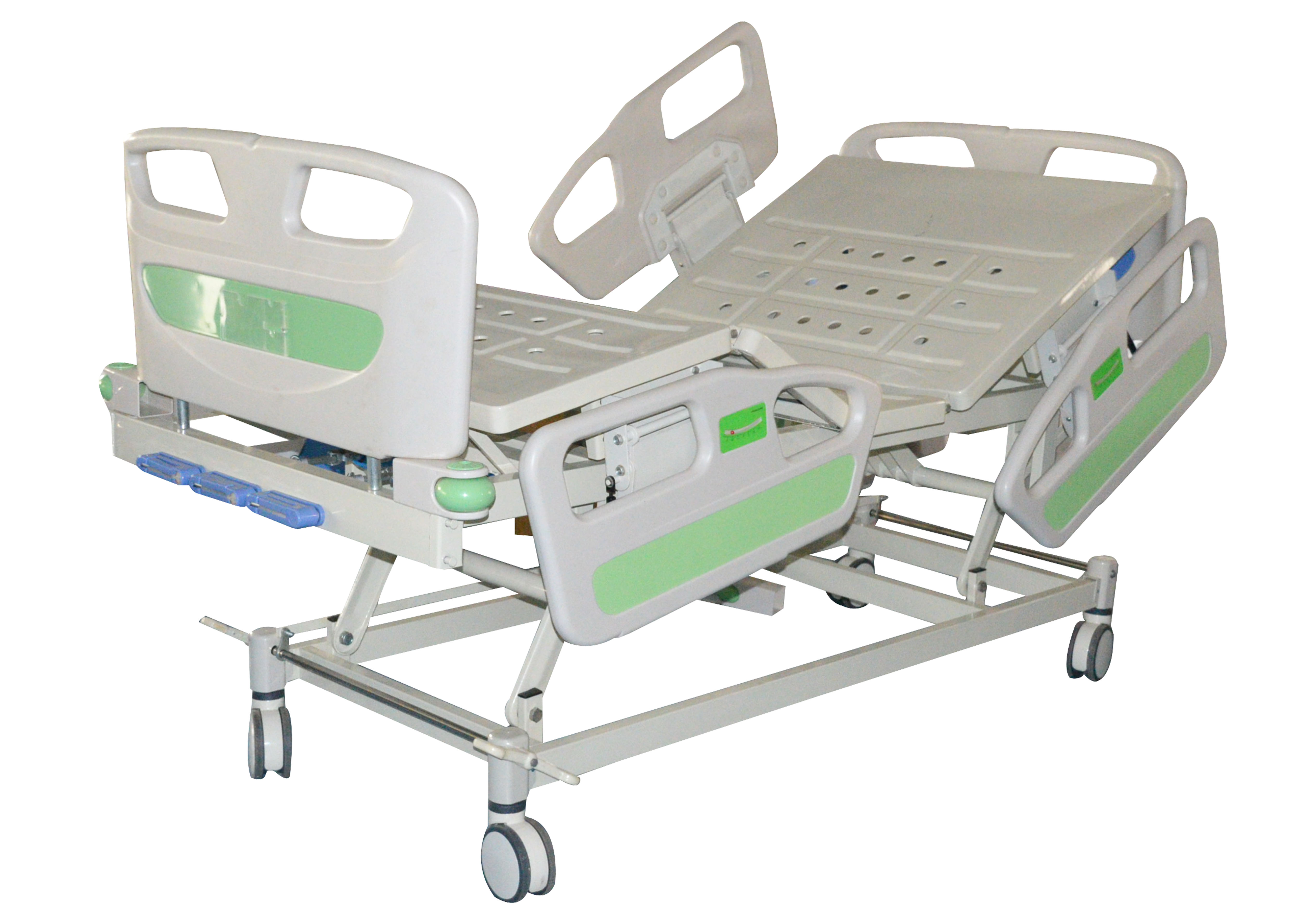 Customized 3 function manual medical patient bed