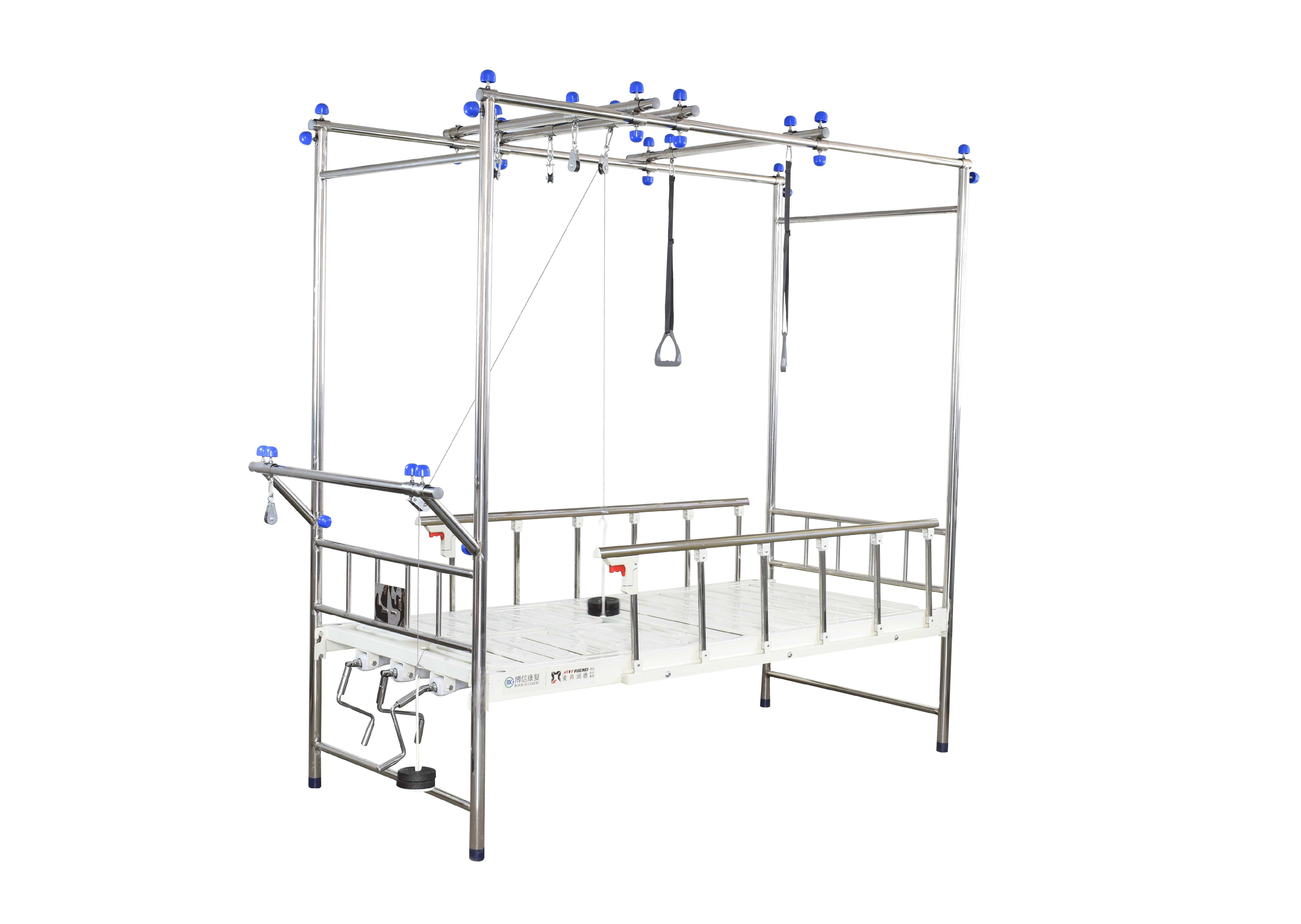 Orthopedic traction hospital bed 2 functions single hospital bed