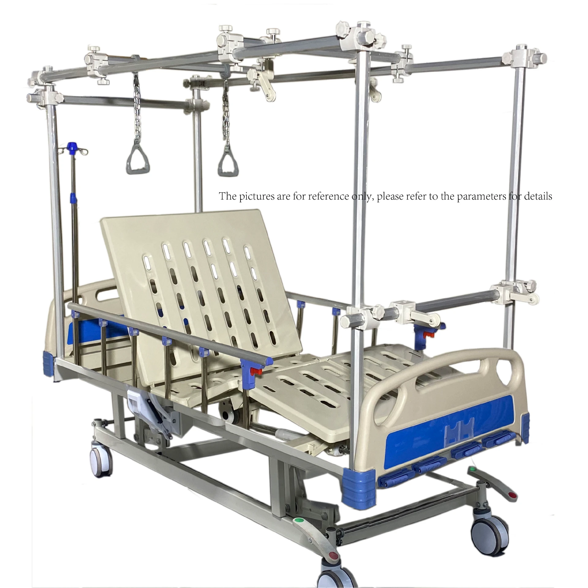 Three -Function split leg orthopedic traction bed