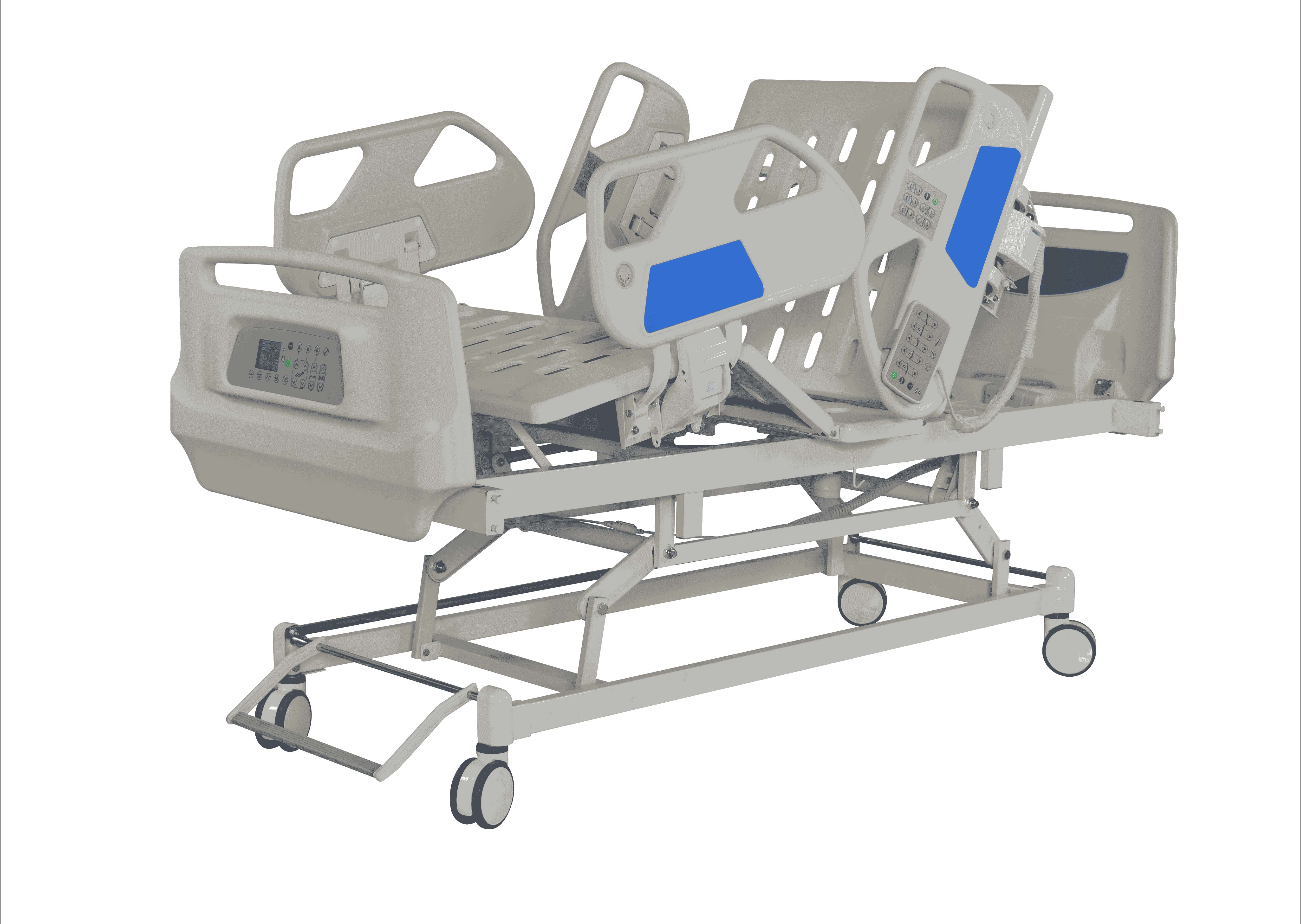 hospital bed and mattress