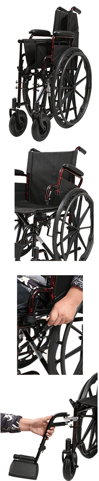 commode chair steel